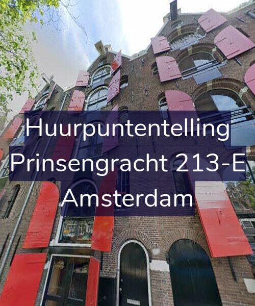 Foto gevel Huurpuntentelling voor Prinsengracht 213-E, Amsterdam
