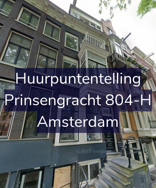 Foto gevel Huurpuntentelling voor Prinsengracht 804-H, Amsterdam