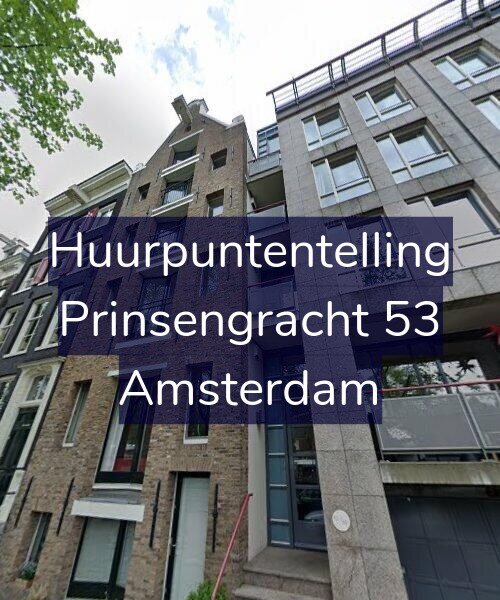 Foto gevel Huurpuntentelling voor Prinsengracht 53, Amsterdam