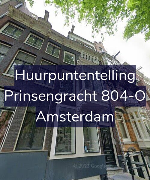 Foto gevel Huurpuntentelling voor Prinsengracht 804-O, Amsterdam