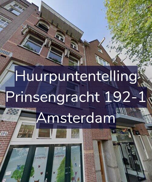 Foto gevel Huurpuntentelling voor Prinsengracht 192-1, Amsterdam