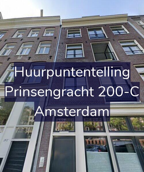 Foto gevel Huurpuntentelling voor Prinsengracht 200-C, Amsterdam