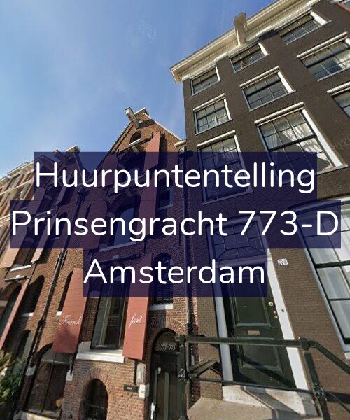 Foto gevel Huurpuntentelling voor Prinsengracht 773-D, Amsterdam
