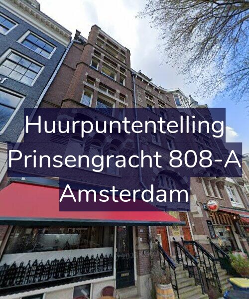 Foto gevel Huurpuntentelling voor Prinsengracht 808-A, Amsterdam