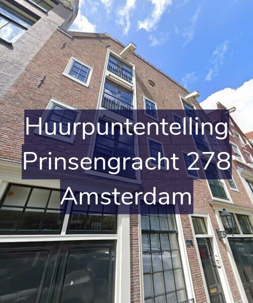 Foto gevel Huurpuntentelling voor Prinsengracht 278, Amsterdam