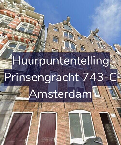 Foto gevel Huurpuntentelling voor Prinsengracht 743-C, Amsterdam