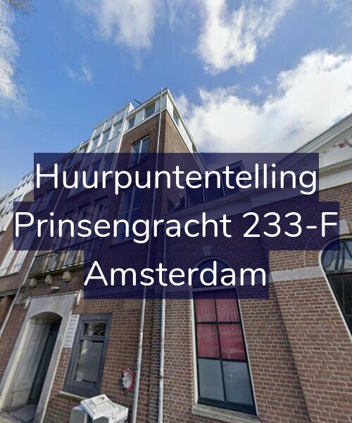 Foto gevel Huurpuntentelling voor Prinsengracht 233-F, Amsterdam