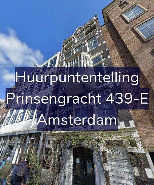 Foto gevel Huurpuntentelling voor Prinsengracht 439-E, Amsterdam