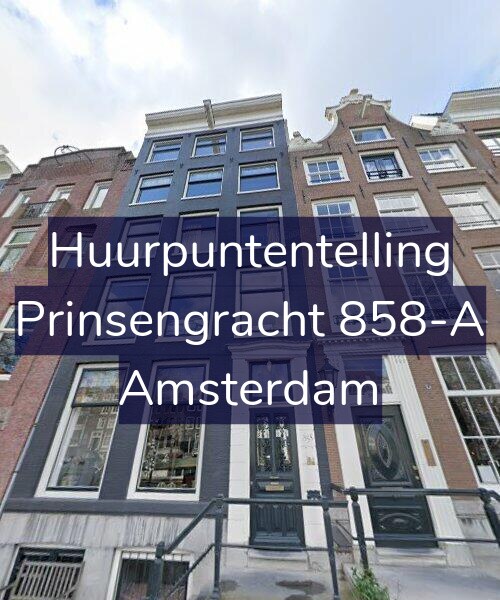 Foto gevel Huurpuntentelling voor Prinsengracht 858-A, Amsterdam