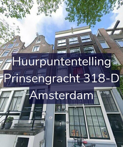 Foto gevel Huurpuntentelling voor Prinsengracht 318-D, Amsterdam