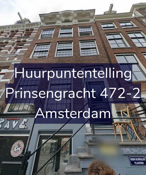 Foto gevel Huurpuntentelling voor Prinsengracht 472-2, Amsterdam