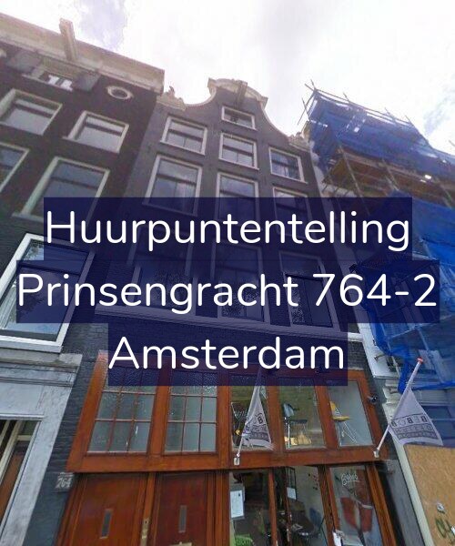 Foto gevel Huurpuntentelling voor Prinsengracht 764-2, Amsterdam