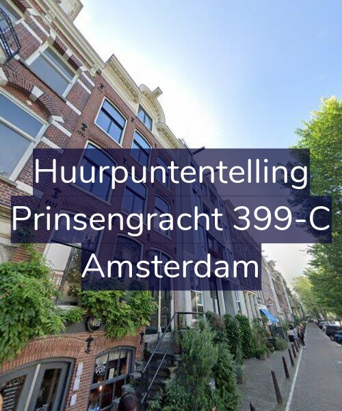 Foto gevel Huurpuntentelling voor Prinsengracht 399-C, Amsterdam