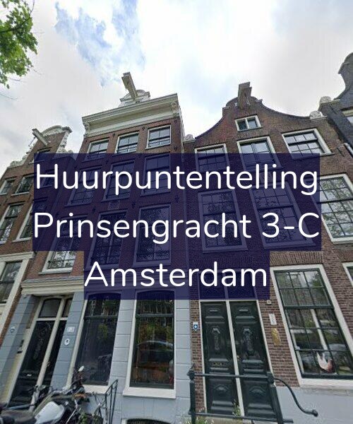 Foto gevel Huurpuntentelling voor Prinsengracht 3-C, Amsterdam
