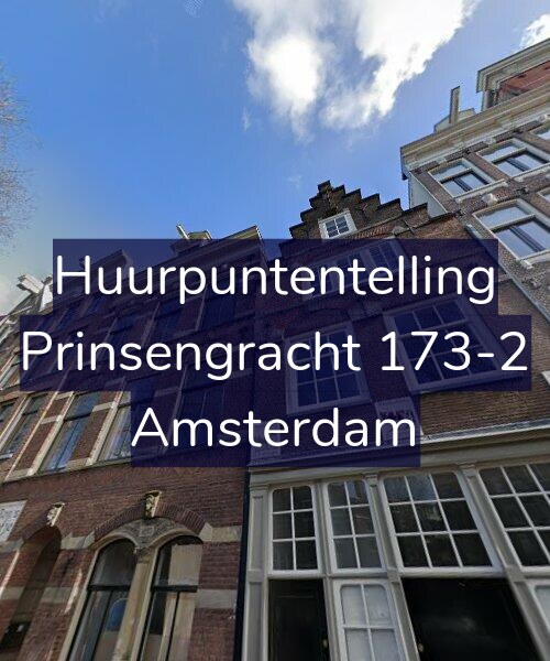 Foto gevel Huurpuntentelling voor Prinsengracht 173-2, Amsterdam