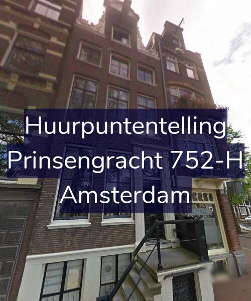 Foto gevel Huurpuntentelling voor Prinsengracht 752-H, Amsterdam