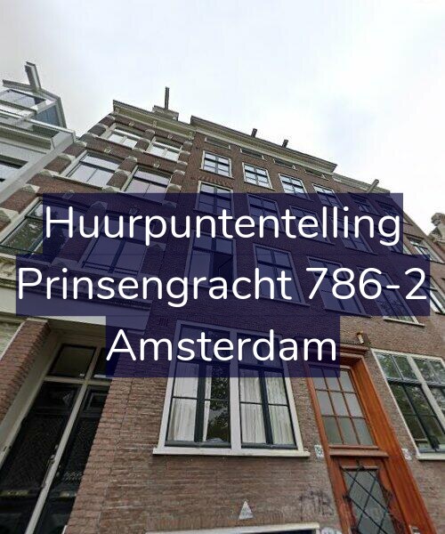 Foto gevel Huurpuntentelling voor Prinsengracht 786-2, Amsterdam