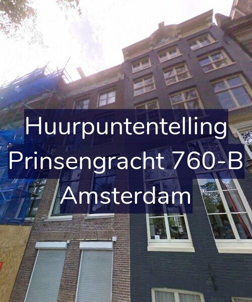 Foto gevel Huurpuntentelling voor Prinsengracht 760-B, Amsterdam