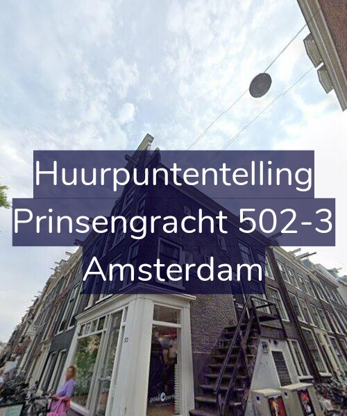 Foto gevel Huurpuntentelling voor Prinsengracht 502-3, Amsterdam