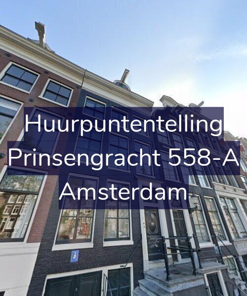 Foto gevel Huurpuntentelling voor Prinsengracht 558-A, Amsterdam