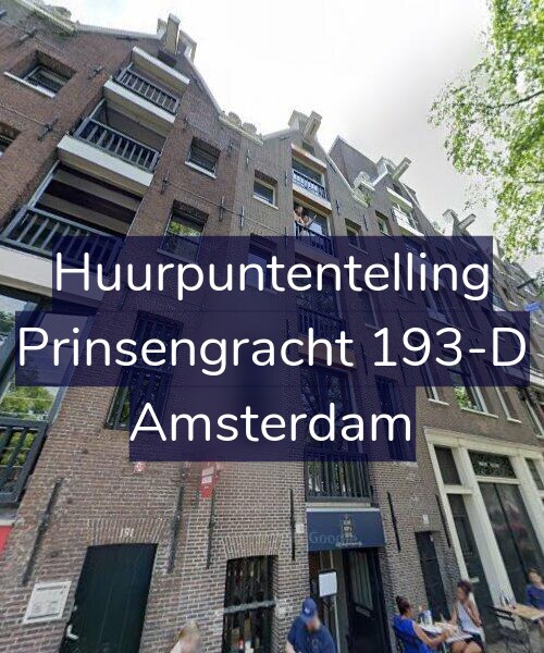 Foto gevel Huurpuntentelling voor Prinsengracht 193-D, Amsterdam