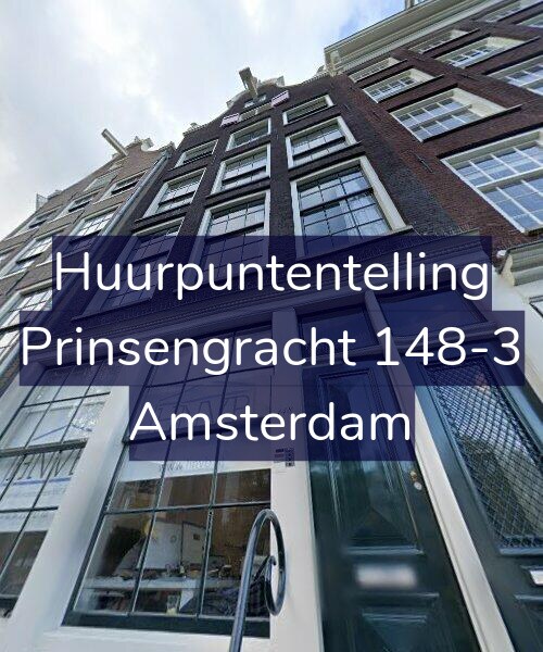 Foto gevel Huurpuntentelling voor Prinsengracht 148-3, Amsterdam