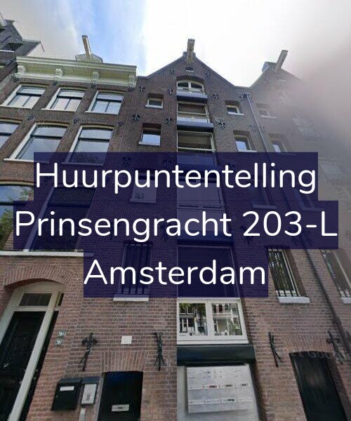 Foto gevel Huurpuntentelling voor Prinsengracht 203-L, Amsterdam