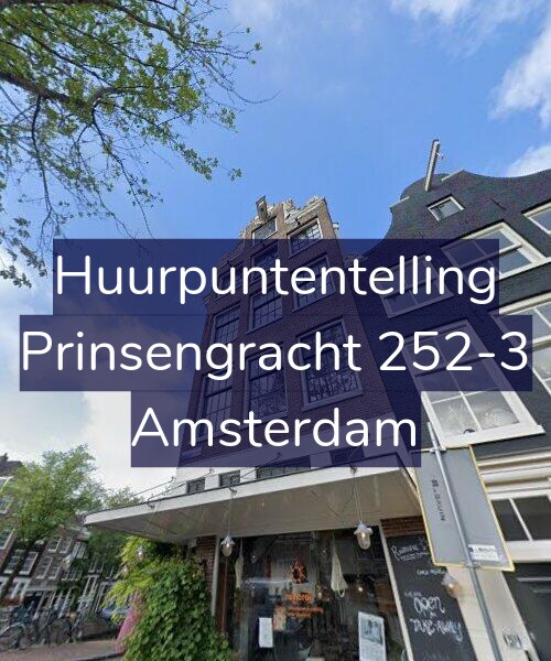 Foto gevel Huurpuntentelling voor Prinsengracht 252-3, Amsterdam