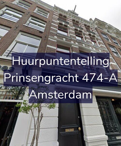 Foto gevel Huurpuntentelling voor Prinsengracht 474-A, Amsterdam