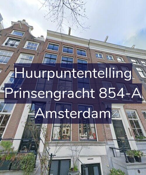Foto gevel Huurpuntentelling voor Prinsengracht 854-A, Amsterdam
