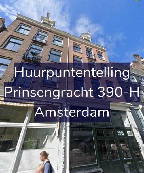 Foto gevel Huurpuntentelling voor Prinsengracht 390-H, Amsterdam