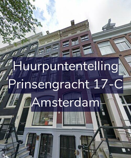 Foto gevel Huurpuntentelling voor Prinsengracht 17-C, Amsterdam