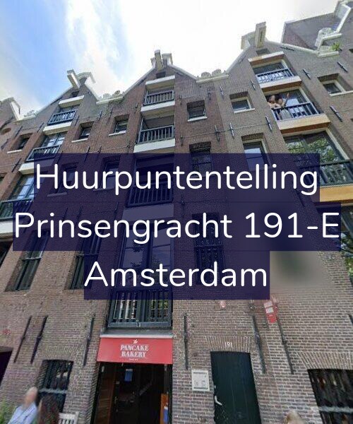Foto gevel Huurpuntentelling voor Prinsengracht 191-E, Amsterdam