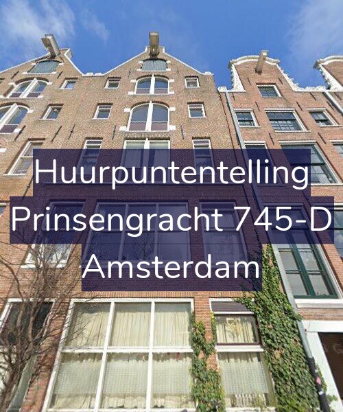 Foto gevel Huurpuntentelling voor Prinsengracht 745-D, Amsterdam