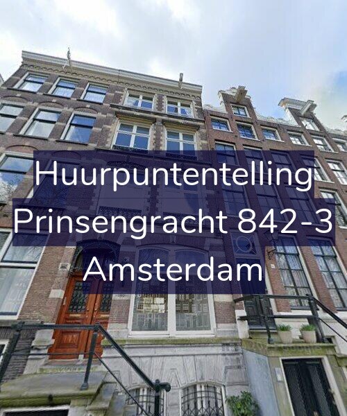 Foto gevel Huurpuntentelling voor Prinsengracht 842-3, Amsterdam