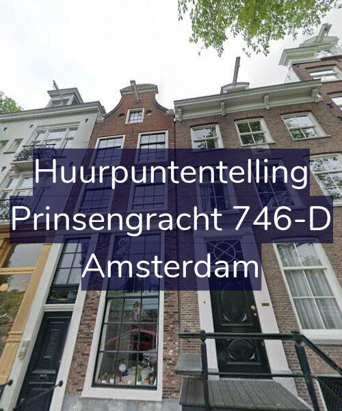 Foto gevel Huurpuntentelling voor Prinsengracht 746-D, Amsterdam