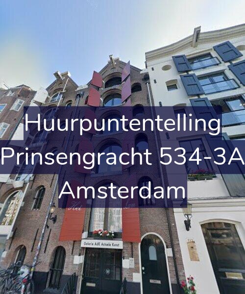 Foto gevel Huurpuntentelling voor Prinsengracht 534-3A, Amsterdam
