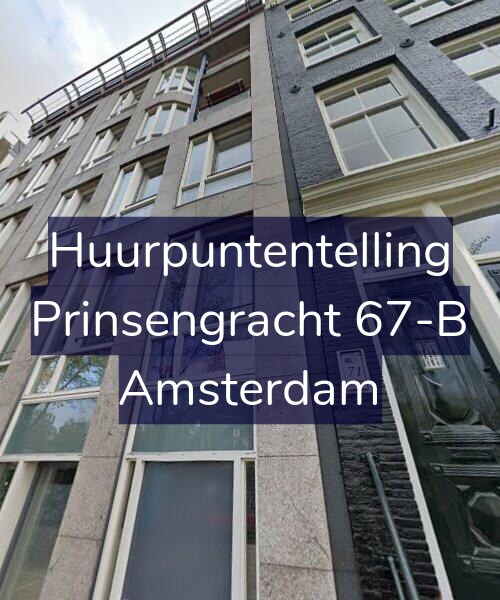 Foto gevel Huurpuntentelling voor Prinsengracht 67-B, Amsterdam