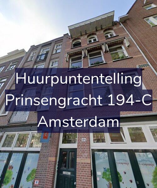 Foto gevel Huurpuntentelling voor Prinsengracht 194-C, Amsterdam