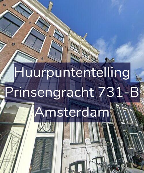 Foto gevel Huurpuntentelling voor Prinsengracht 731-B, Amsterdam
