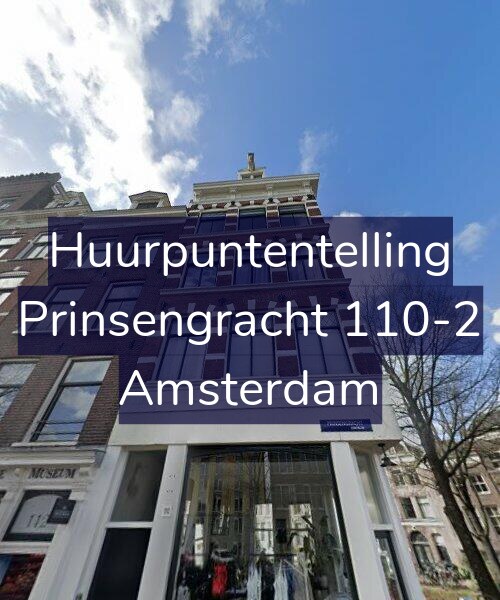 Foto gevel Huurpuntentelling voor Prinsengracht 110-2, Amsterdam
