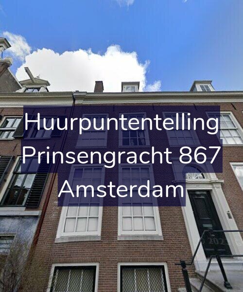 Foto gevel Huurpuntentelling voor Prinsengracht 867, Amsterdam