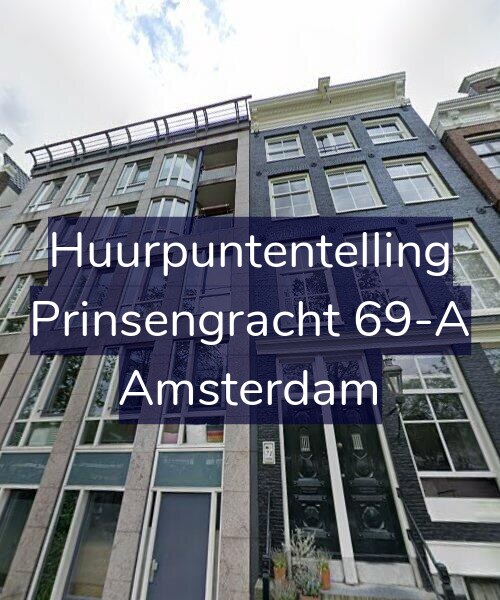 Foto gevel Huurpuntentelling voor Prinsengracht 69-A, Amsterdam