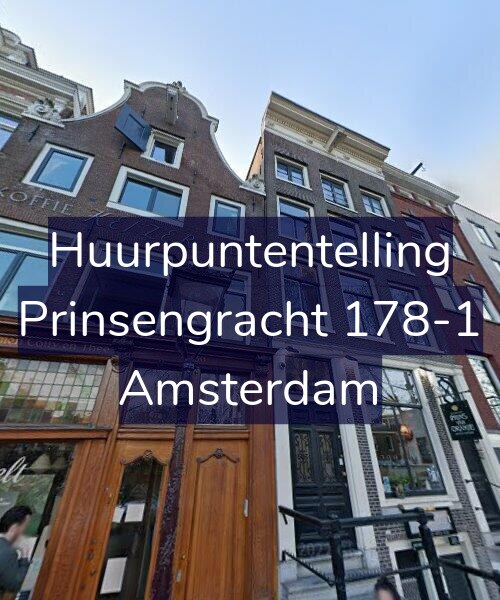 Foto gevel Huurpuntentelling voor Prinsengracht 178-1, Amsterdam