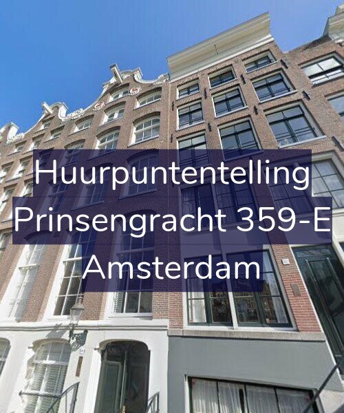 Foto gevel Huurpuntentelling voor Prinsengracht 359-E, Amsterdam
