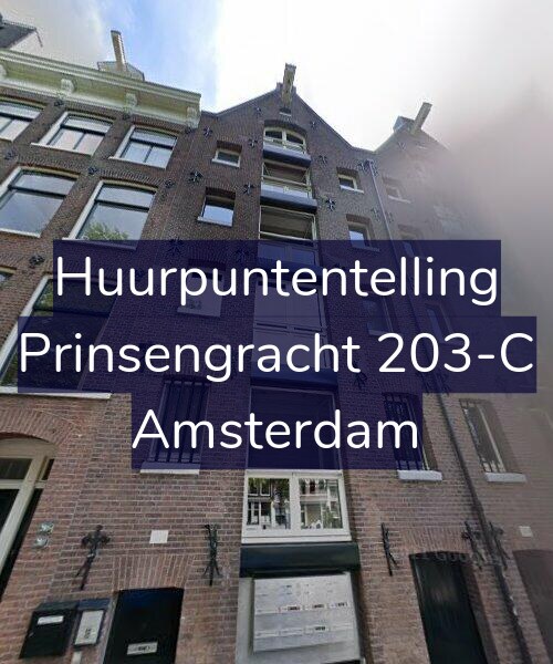 Foto gevel Huurpuntentelling voor Prinsengracht 203-C, Amsterdam
