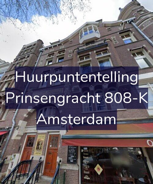 Foto gevel Huurpuntentelling voor Prinsengracht 808-K, Amsterdam