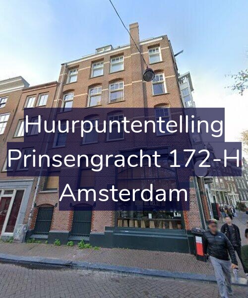 Foto gevel Huurpuntentelling voor Prinsengracht 172-H, Amsterdam