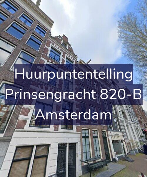 Foto gevel Huurpuntentelling voor Prinsengracht 820-B, Amsterdam