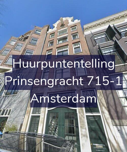 Foto gevel Huurpuntentelling voor Prinsengracht 715-1, Amsterdam